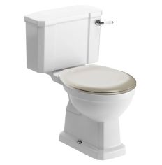 Tabo Primrose C/C WC & Latte Soft Close Seat