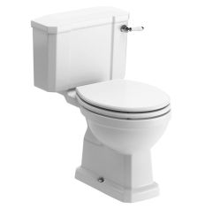 Tabo Primrose C/C WC & Satin White Wood Effect Soft Close Seat