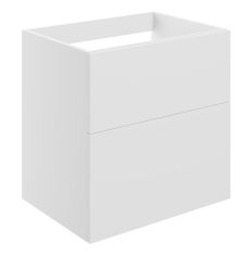 Tabo Milan Matt White Wall Hung 2 Drawer Basin Unit 590mm