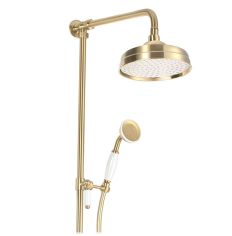 Tabo Sabbia Brushed Brass Thermostatic Shower Kit