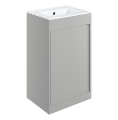 Tabo Elisa Matt Light Grey Floor Standing 1 Door Basin Unit 510mm