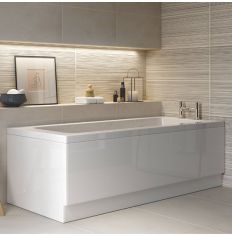 Apollo Holloway Square Single Ended Bath 1600 x 700 x 550mm