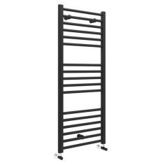 Tabo Forma Straight Ladder Matt Black Radiator 500 x 1200 x 30mm