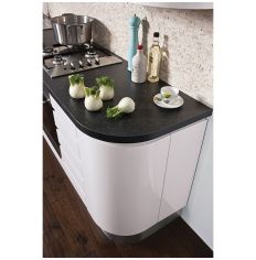  Crown Lifestyle Furniture: Nova J White Curve Kitchen