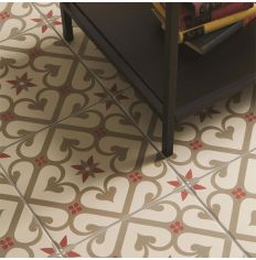 Odyssey Epoque Rose on White Tiles