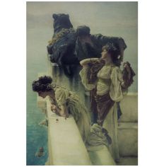 Original Style Alma-Tadema: A Coign of Vantage Masterpiece Tile