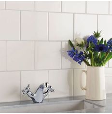 Original Style Field Tile Vintage White setting