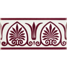 Original Style Parthenon Burgundy Border Tile