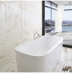 Porcelanosa Calacata Gold setting