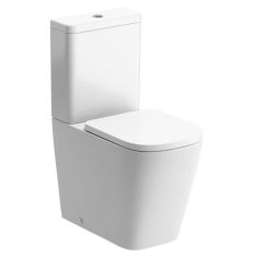 Portobello Rimless C/C Fully Shrouded Short Projection WC & Soft Close Seat