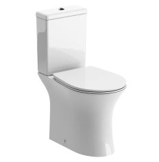 Savino Rimless C/C Open Back WC & Soft Close Seat