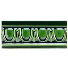 Original Style Egg & Dart Victorian Green Border