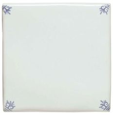 Winchester Classic Delft White Blanc With Corners 12.7 x 12.7cm