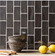 Winchester Classic Grey Half Tile 12.7 x 6.3cm