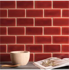 Winchester Classic New Burgundy Half Tile 12.7 x 6.3cm