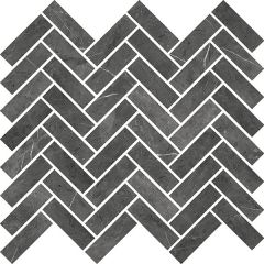 ABK Sensi Sable Pietra Grey Chevron Mosaic 30 x 30cm