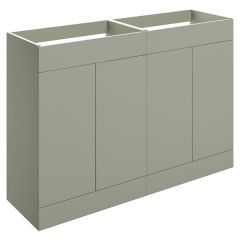 Tabo Milan Matt Olive Green Floor Standing 4 Door Basin Unit 1180mm