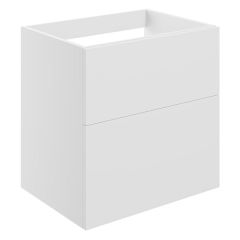 Tabo Milan Matt White Wall Hung 2 Drawer Basin Unit 590mm