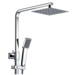 Tabo Forte Thermostatic Bar Mixer Shower with Riser & Overhead Kit