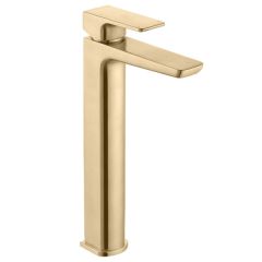 Tabo Corrado Brushed Brass Tall Basin Mixer Tap