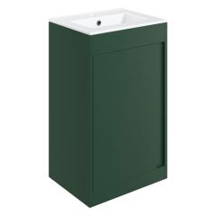 Tabo Elisa Matt Conifer Green Floor Standing 1 Door Basin Unit 510mm