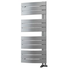 Tabo Spazio Curved Panel Ladder Chrome Radiator 550 x 1080 x 49mm