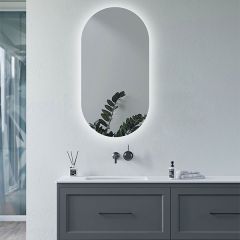 Tabo Venus Obround Back-Lit LED Mirror 400 x 800mm