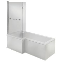 Apollo Holloway L Shape Shower Bath Pack (LH) 1700 x 850 x 560mm