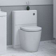 Tabo Magenta White Gloss Floor Standing WC Unit 550mm