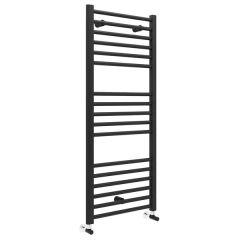 Tabo Forma Straight Ladder Matt Black Radiator 500 x 1200 x 30mm