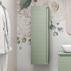 Tabo Rosina Matt Willow Green Wall Hung 1 Door Tall Unit 350mm