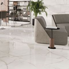 Azulev Crystal White Polished tiles