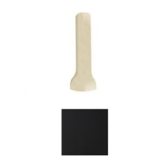 Dorset Woolliscroft Coving External Angle Black Tile 109 x 30mm