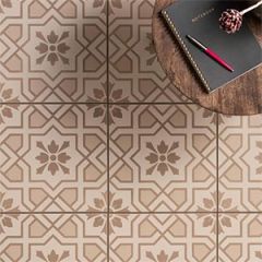 Odyssey Cotehele Taupe on Chalk Tiles