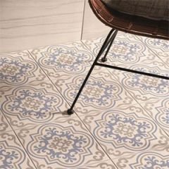 Odyssey Vogue Light Blue/Stone on Chalk Tiles