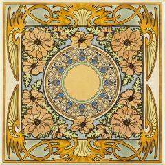 Evening Reverie Single floral tile