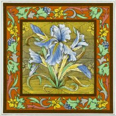 Original Style Blue Iris Single Tile