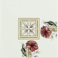 Original Style Plant & Urn Corner Tile