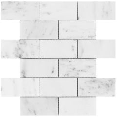 Original Style Viano White Brickbond Honed Marble