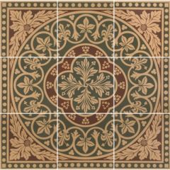 Original Style Disraeli Green 9-Tile Set 