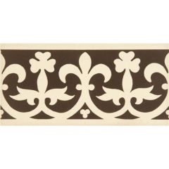 Original Style Elgin Border Brown on White