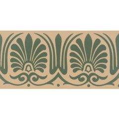 Original Style Faraday Border Green on Buff