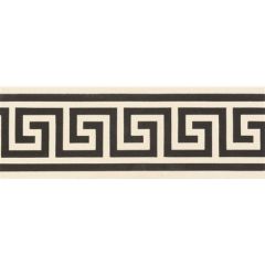 Original Style Greek Key Border Black on White