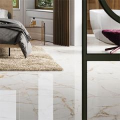 Porcelanosa Calacatta Gold Polished Tile 120 x 120cm