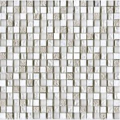 Porcelanosa Imperia Mix Silver White 30 x 30cm