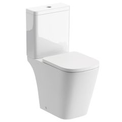 Portobello Rimless C/C Open Back Short Projection WC & Soft Close Seat