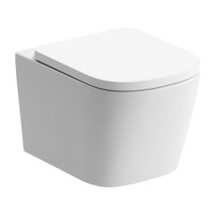 Portobello Rimless Wall Hung WC & Soft Close Seat