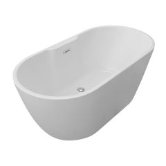 Tabo Mia Freestanding White Bath 1550 x 745 x 580mm