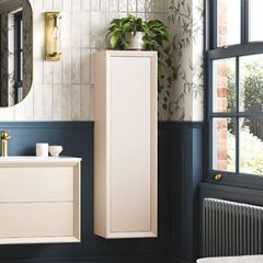 Tabo Orta Matt Cotton Wall Hung Tall Unit 345mm