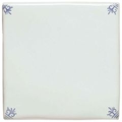 Winchester Classic Delft White Blanc With Corners 12.7 x 12.7cm